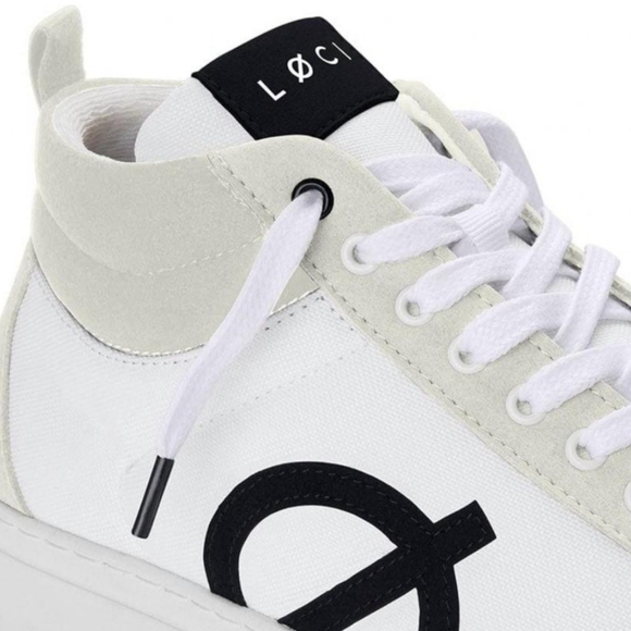 Loci Ten Vegan Logo High-Top Sneakers - Picture 3 of 16